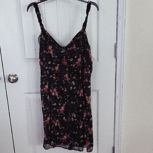 Abercrombie & Fitch Black Floral Dress